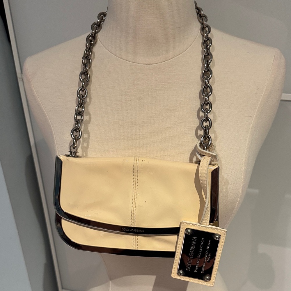 Dolce & Gabbana Beige  Bag with Chain
